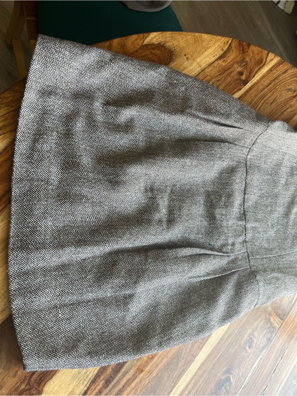 Vertigo Paris Grey Tweed Mini Dress with Gold-Tone Strap Hardware - Picture 3 of 4